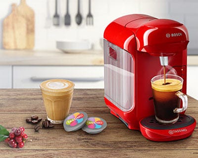 Machine à café multi-boissons BOSCH - TAS1009 - Tassimo T10 HAPPY