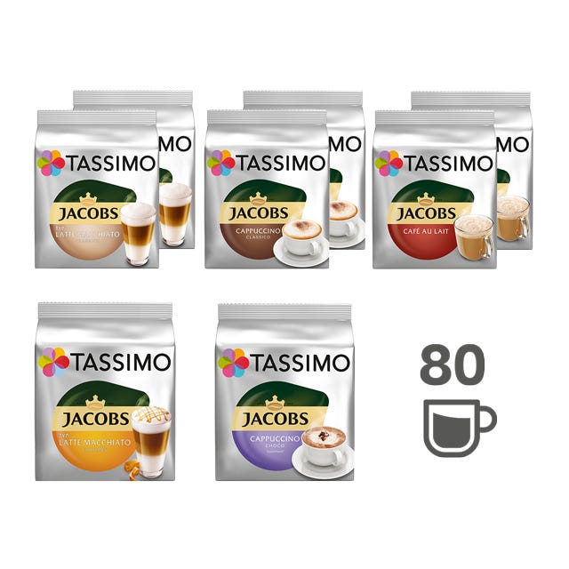 TASSIMO Genuss am Nachmittag - 8 Packungen 