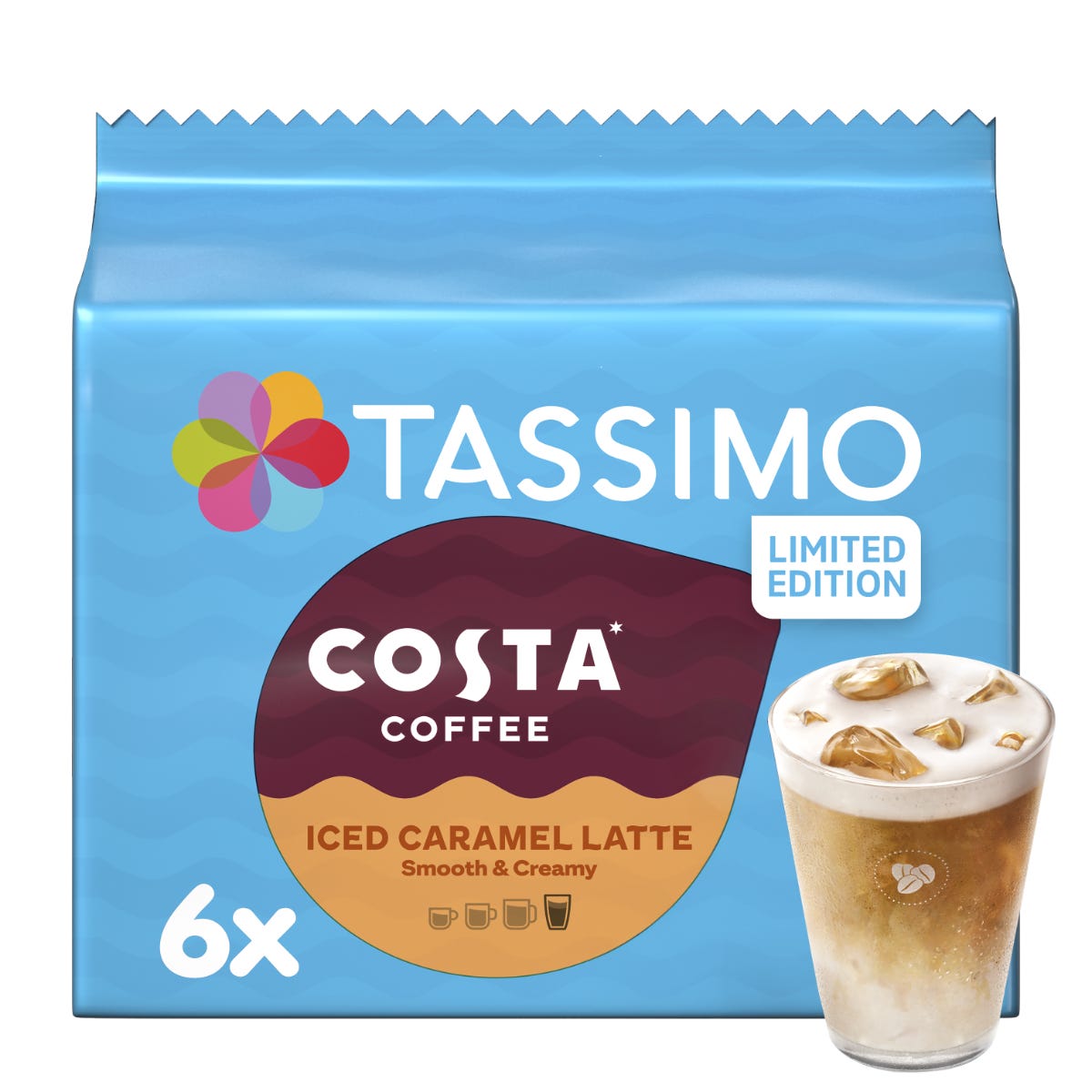 TASSIMO Costa Iced Caramel Latte pods