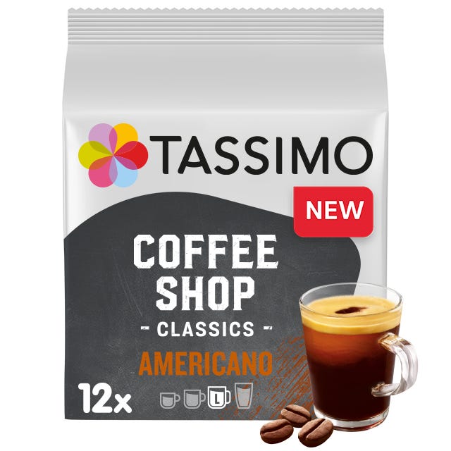 TASSIMO Tassimo Coffee Shop Selections Americano pods