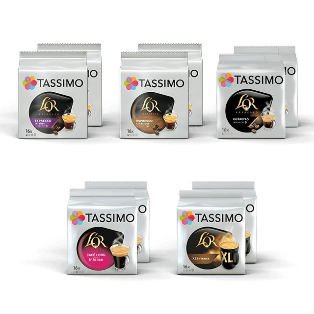 TASSIMO Pack Café Intense 