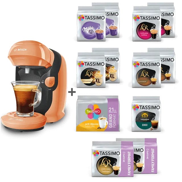 Dosettes Tassimo pas cher - Capsules en lot - Coffee Webstore