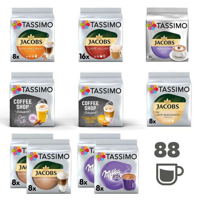 TASSIMO Süße Sommerwonne Paket - 10 Packungen 