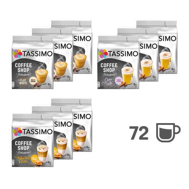 TASSIMO Coffee Shop Favoriten - 9 Packungen 