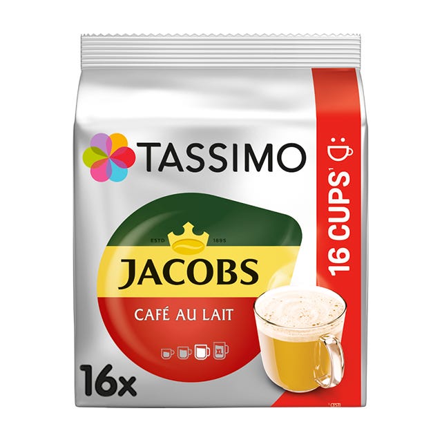 TASSIMO Jacobs Café Au Lait Pods