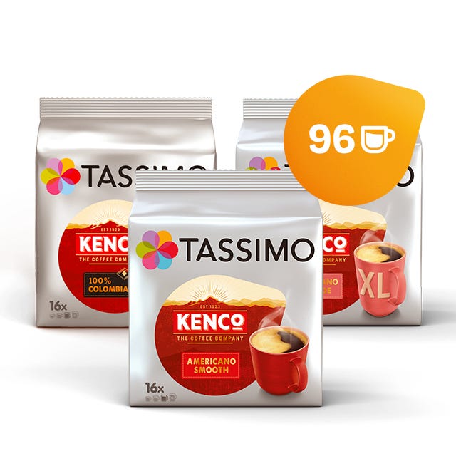 TASSIMO Americano Black Coffee Variety Bundle 