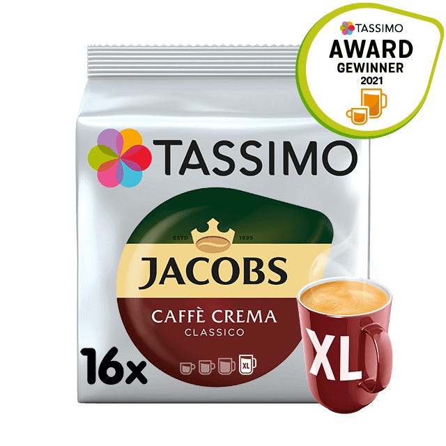 TASSIMO Jacobs Caffè Crema Classico XL Kapseln