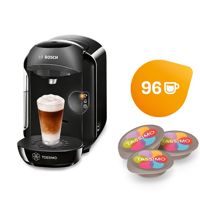 TASSIMO Vivy 2 Black + 8 Packungen 47.92€ 