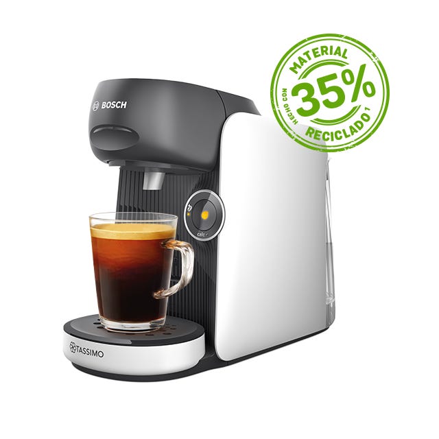 Finesse Friendly - Blanco y Negro cafetera