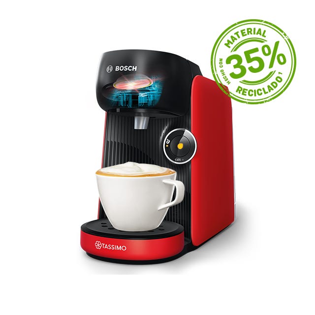 Finesse Friendly - Negro y Rojo cafetera