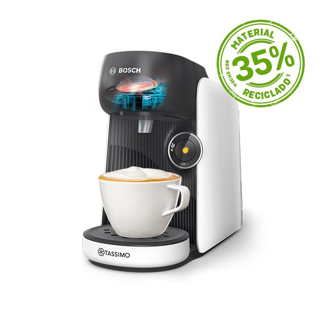 Finesse Friendly - Blanco y Negro cafetera