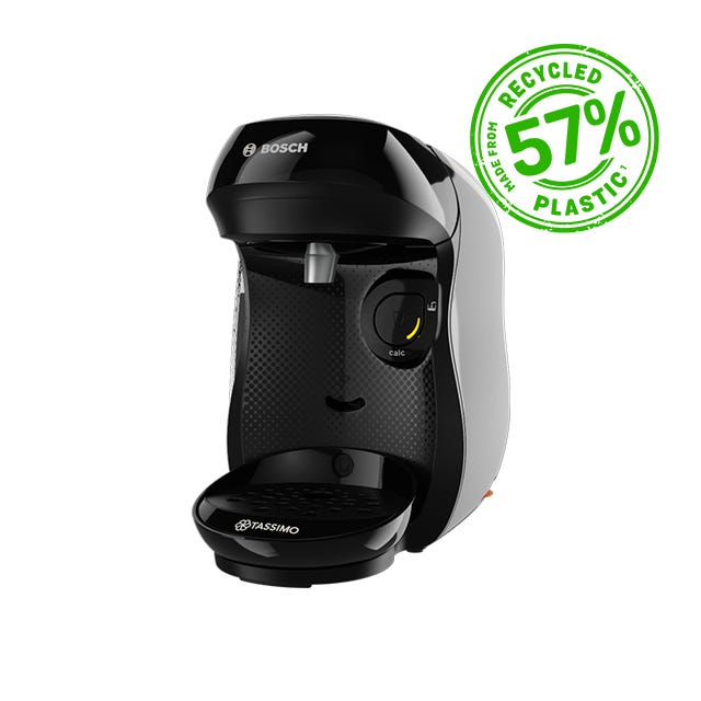 Happy Friendly Noir - Cafetière à dosettes