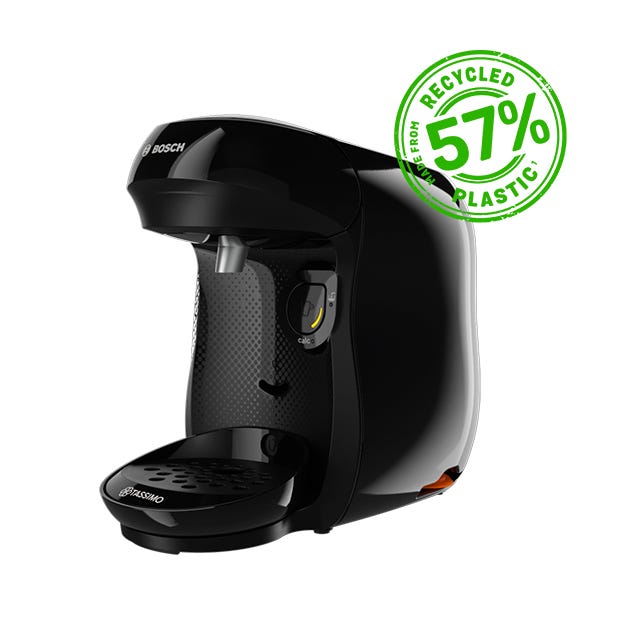 Happy Friendly Noir - Cafetière à dosettes