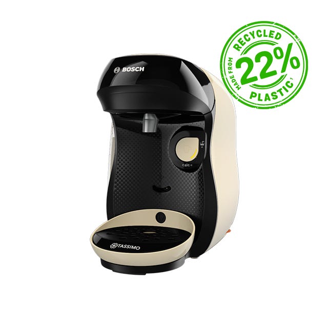 Happy Friendly Crème - Cafetière à dosettes