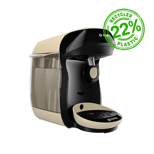Happy Friendly Crème - Cafetière à dosettes