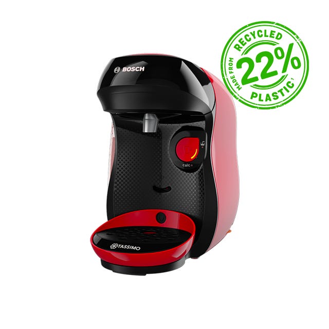 Happy Friendly Rouge - Cafetière à dosettes