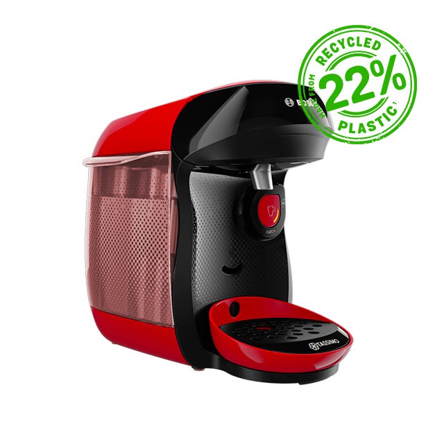 Happy Friendly Rouge - Cafetière à dosettes