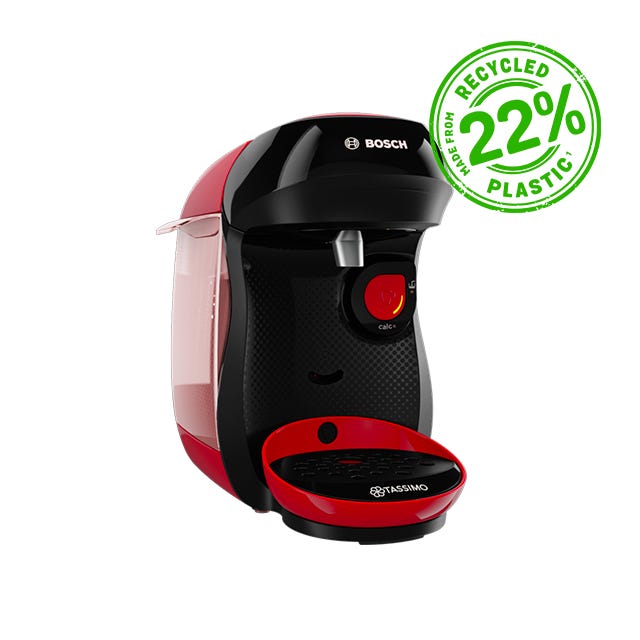 Happy Friendly Rouge - Cafetière à dosettes