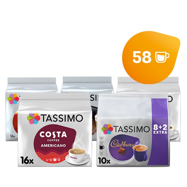 Tassimo Coffee Best Sellers Bundle 