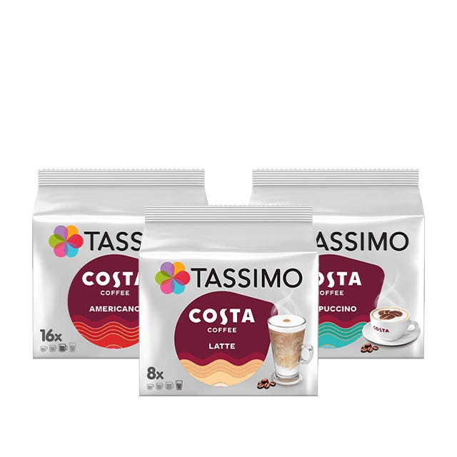 Tassimo Costa Coffee Best Sellers Bundle 