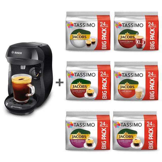 TASSIMO Gratis Maschine beim Kauf dieser 6 Packungen 