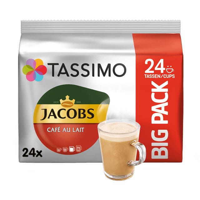 TASSIMO JACOBS Café au Lait Big Pack Kapseln