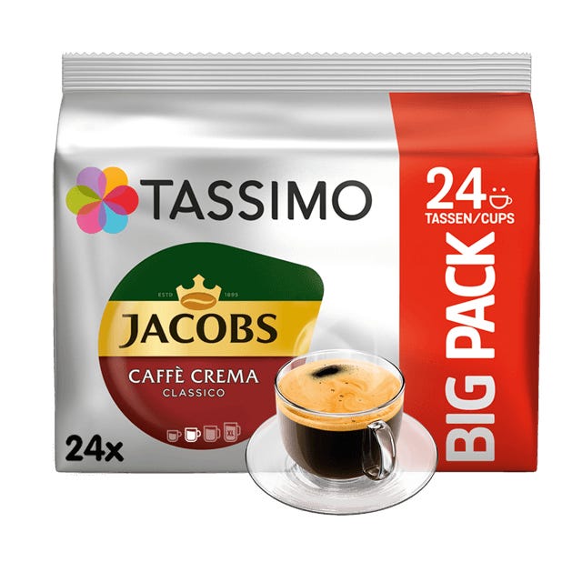 TASSIMO Jacobs Caffé Crema Classico Big Pack dosettes