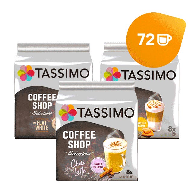 TASSIMO Coffee Shop Favoriten - 9 Packungen 