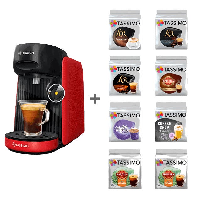 TASSIMO REGALO Finesse Roja al comprar lote 10 packs 49€ 