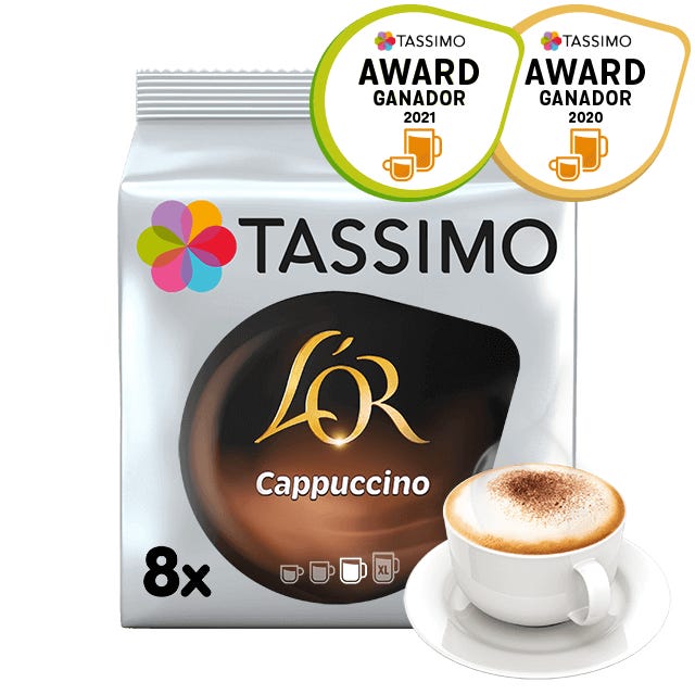 Caja de cápsulas de café Tassimo compatible con la oscuridad 16 bebidas