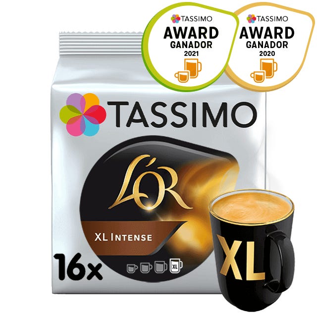 Comprar cápsulas de café L'OR XL Intense, TASSIMO