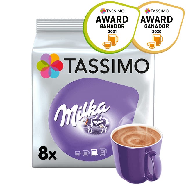 Camión golpeado Votación cupón Milka Hot Chocolate T DISCs - 8 unidades | Cápsulas de chocolate TASSIMO |  5,16 €
