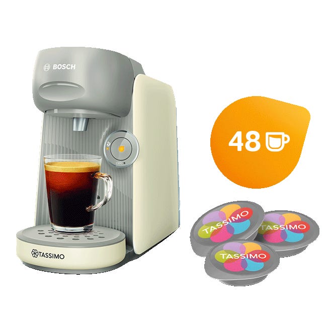 TASSIMO Finesse Cream with 5 Pack Variety drinks bundle 