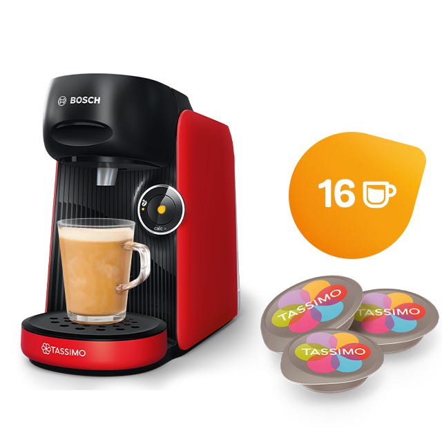 Tassimo coffee sales machine red