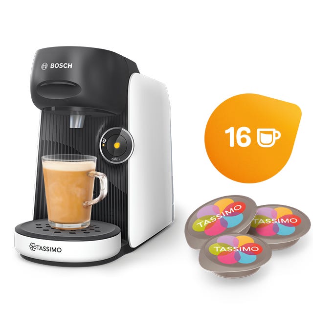 White tassimo coffee sales machine