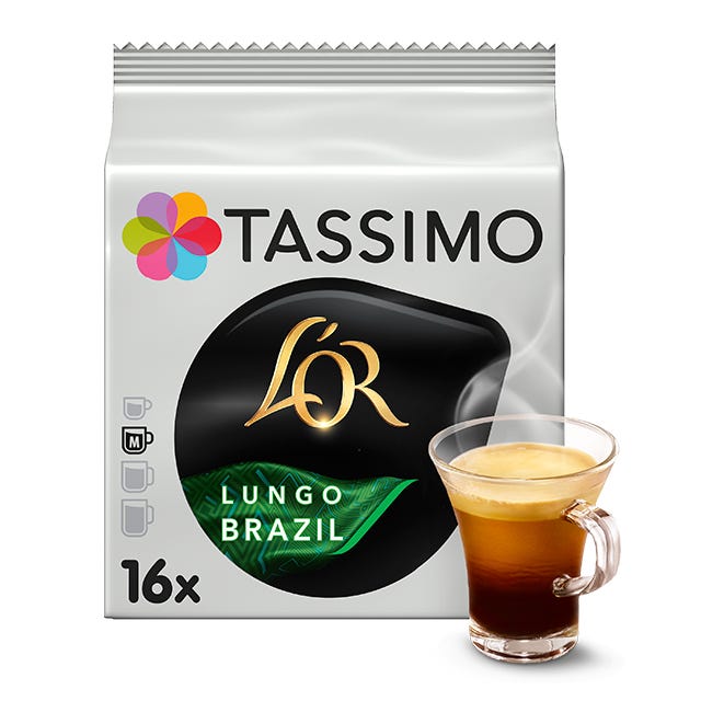 TASSIMO L'OR Lungo Brazil dosettes