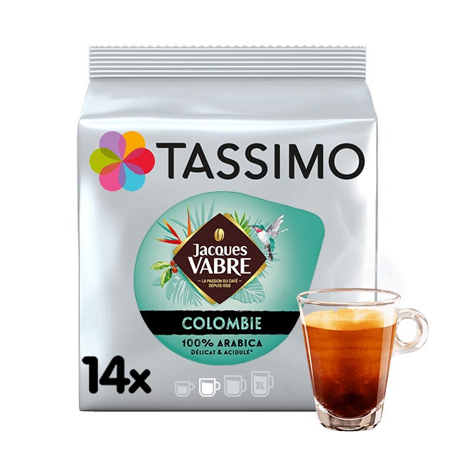 TASSIMO Jacques Vabre Colombie dosettes