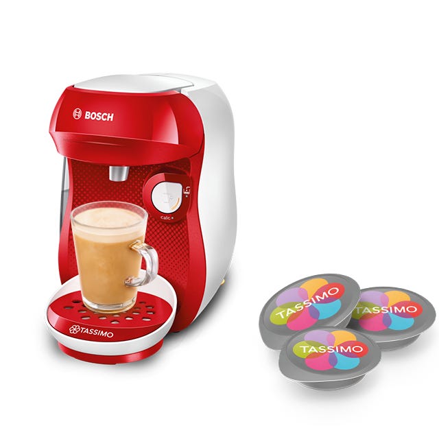 Tassimo coffee 2025 machine red