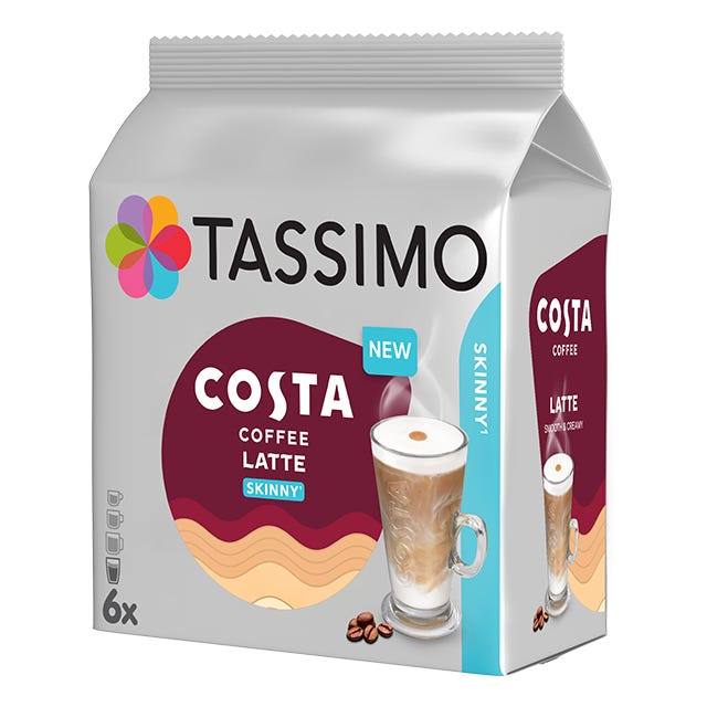 Tassimo Costa Skinny Latte Coffee