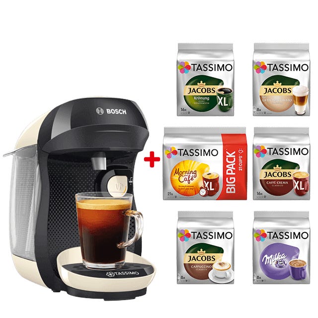 TASSIMO Happy creme + TASSIMO Starter Paket 