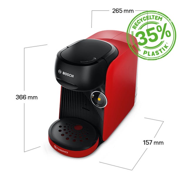 Finesse Friendly Rot- Kaffeekapsel-Maschine
