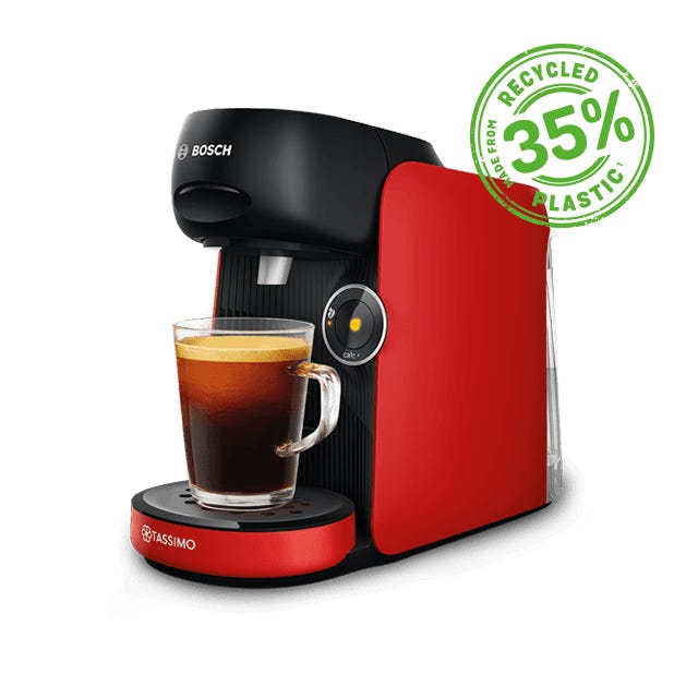 TASSIMO Finesse Friendly Rot- Kaffeekapsel-Maschine 