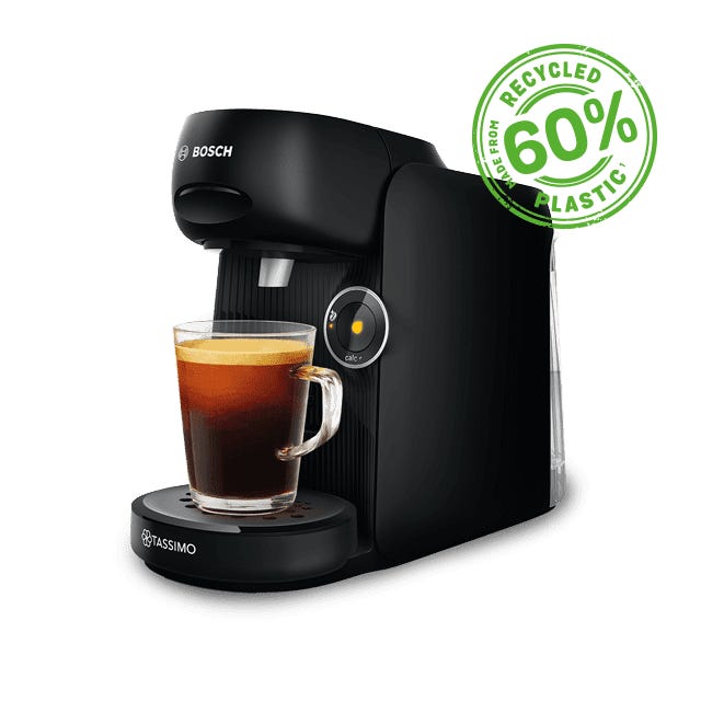 TASSIMO Finesse Friendly, Schwarz - Kaffeekapsel-Maschine 