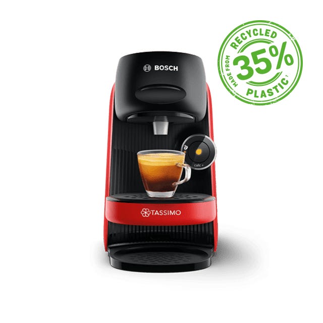 Finesse Friendly Black-Red - Coffee pod machine