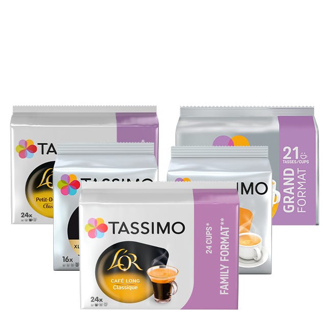Assortiment Café - Petit-Déjeuner - 5 packs
