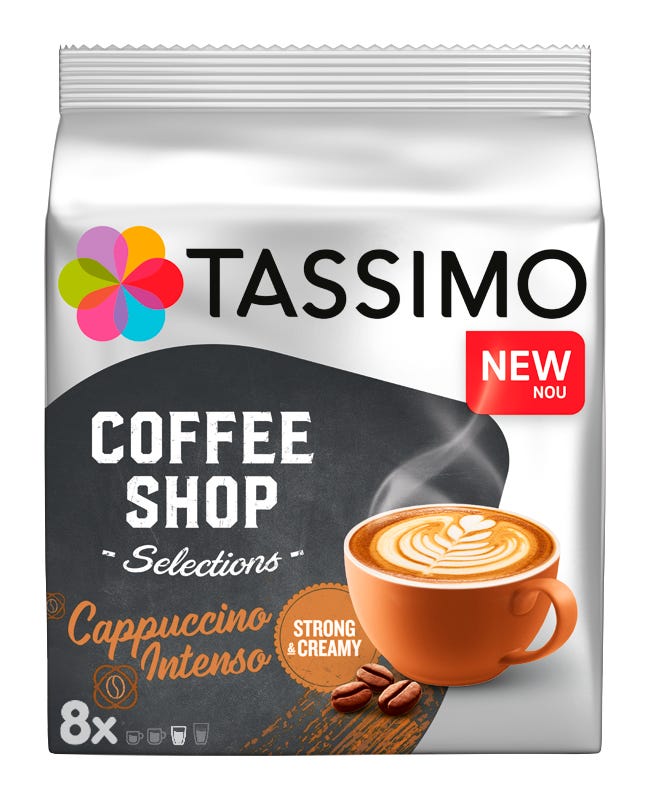 le Choix du Président Dosettes T DISCS TASSIMO de café cappuccino - 8 ea