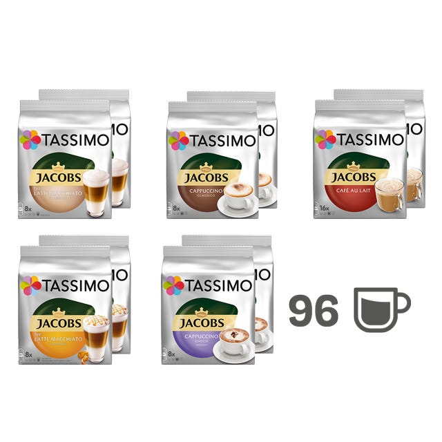 TASSIMO Genuss am Nachmittag - 10 Packungen 