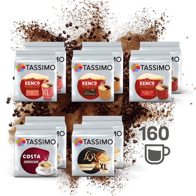 TASSIMO Best of Black Coffee Pods