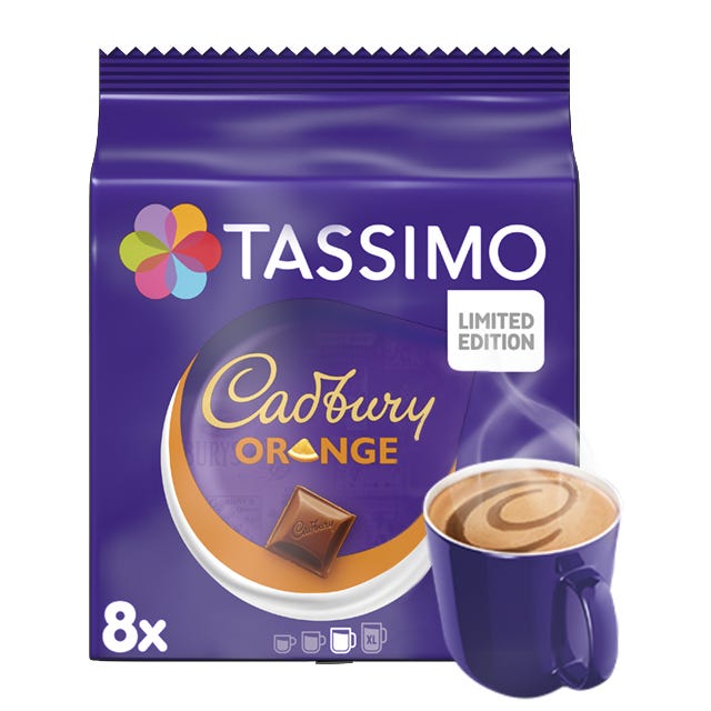 Tassimo Cadbury Hot Chocolate Pods, 40 Servings