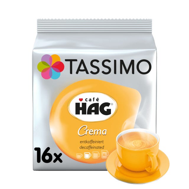 TASSIMO Café HAG Crema Entkoffeiniert Kapseln